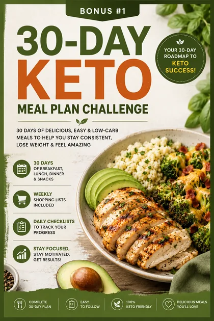 TrueFry Keto 7-Day Meal Plan digital ebook mockup