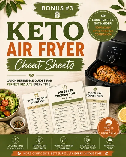 Air Fryer Keto Cooking Guide digital ebook mockup